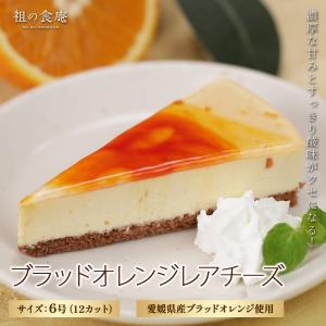 ブラッドオレンジレアチーズ 360g 12カット レアチーズ ケーキ