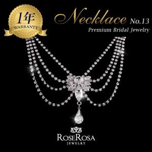ネックレス rose rosa レディース スワロフスキークリスタル使用