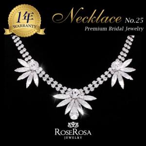 ネックレス rose rosa レディース スワロフスキークリスタル使用