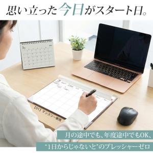 マンスリー ウィークリー 日付フリー デスクプ...の詳細画像2