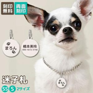 迷子札リング2個付 2サイズ ペット 犬 わんちゃん