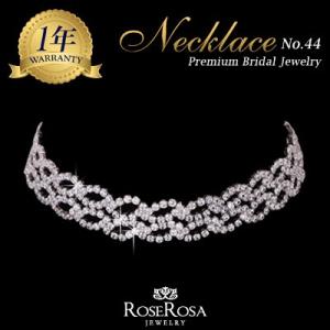 SR400さま⭐︎スワロフスキーネックレス 結婚式パーティーなど SR400