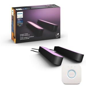 Philips Hue Play ライトバー スターターセット  バータイプLEDライト2個+Hueブリッジ ゲーミングライト  ホワイト 919020082101