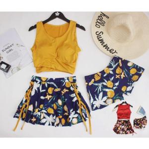 水着 レディース 体型カバー タンキニ ショートパンツ