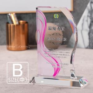 トロフィー クリスタル 盾 DP-11A(大) 名入れ 記念品 表彰状 表彰 楯