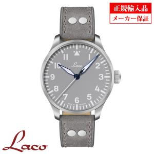 ラコ メンズ腕時計 Laco 862161 PILOT Augsburg39 Grau パイロット アウクスブルク39 グラウ 自動巻｜sophias