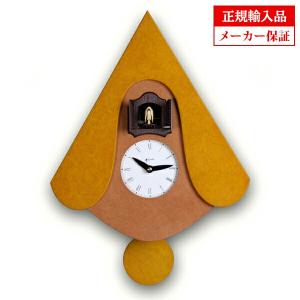 ピロンディーニ Pirondini ART105A 木製 クオーツ 鳩時計（はと時計） イエロー 送料区分中｜sophias