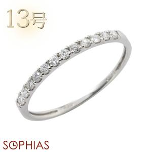 プラチナ エタニティ ダイヤモンド リング Platinum Eternity Diamond Ring 指輪 13号 0.15ct Pt950 12石 ds-114-883083 日本製 (Made in Japan)｜sophias