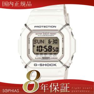 カシオ Ｇショック DW-D5600P-7JF 腕時計 ホワイト×ホワイト クオーツ 長期保証8年付｜sophias