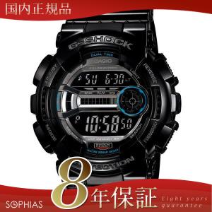 カシオ Ｇショック GD-110-1JF 腕時計 L-SPEC Lスペック ブラック クオーツ 長期保証8年付｜sophias