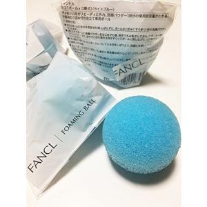 泡立てボール スポンジ 2層式 ライトブルー