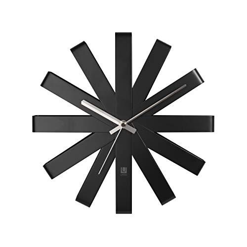 umbra RIBBON WALL CLOCK(リボン ウォールクロック) ブラック 2118070...