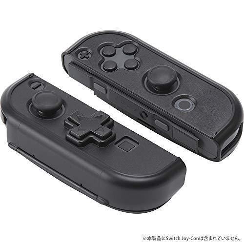 CYBER ・ 十字ボタン付きミニグリップ ( SWITCH Joy-Con 用) ブラック - S...