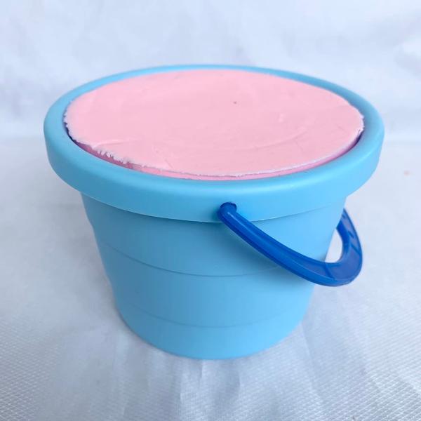バケツ石鹸 ８００ｇ ブルー 国産固形石鹸