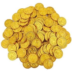 ルボナリエ 金貨 100枚 アンティーク おもしろ雑貨 コイン カジノ 宝箱 ゴールド お金 おもちゃ 古銭 海賊 (金貨100枚)