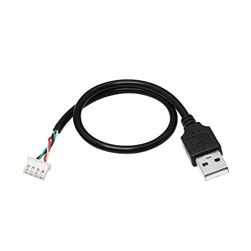 CERRXIAN usb2.0ケーブル 0.3m 4ピン XH2.54 mm USB延長ケーブル u...
