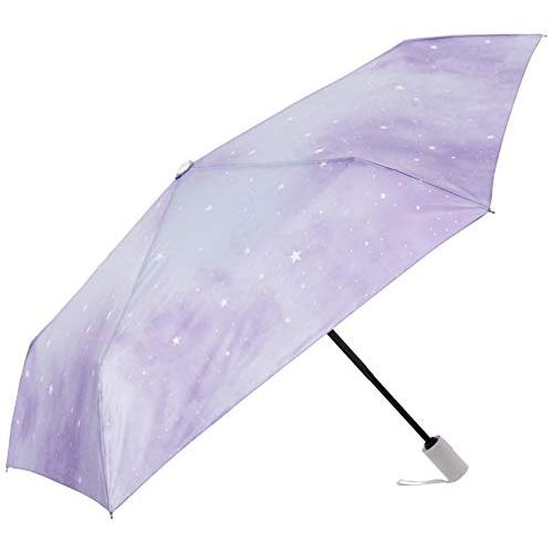 [ムーンバット] estaa(エスタ) 星柄 自動開閉傘 雨傘 折りたたみ傘 シンプル オシャレ か...