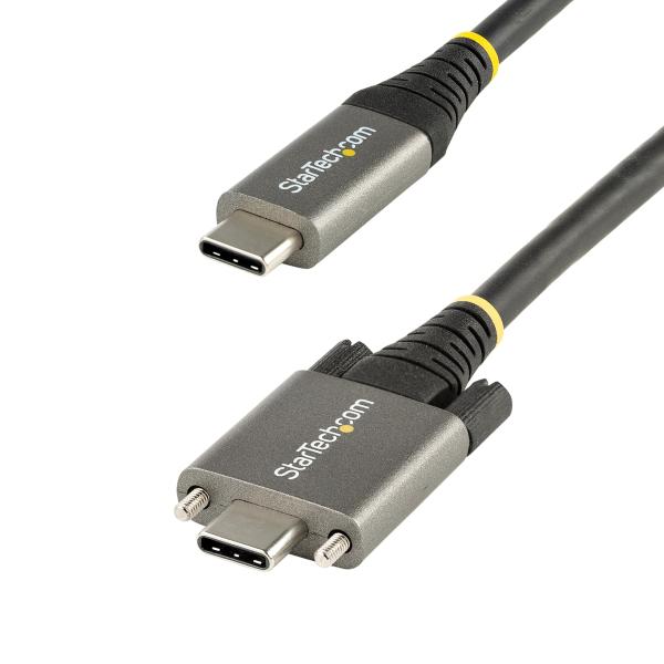 StarTech.com 50cm サイドロック付きUSB-Cケーブル 10Gbps／USB 3.1...