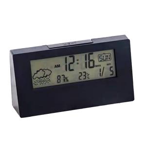 目覚まし時計 大音量 2色 目覚まし時計 置き時計 デジタル時計 時計 置き時計 目覚まし時計 光 置き時計 (ブラック)
