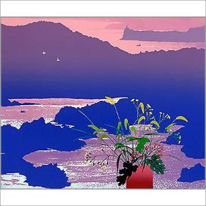 ナイーフアート 絵画 版画 シルクスクリーン 吉岡浩太郎 「サーカスの