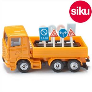 ポイント10倍 期間限定 ボーネルンド Siku ジク 輸入ミニカー 1322 道路標識付トラック｜soprano