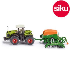 ボーネルンド Siku ジク 輸入ミニカー 1826 Claas クラース トラクター アマゾン種まき機付き 1/87｜soprano