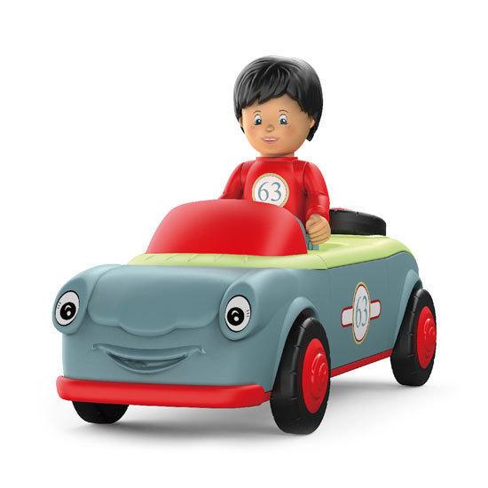ボーネルンド トディーズ オリー オールディ 人形と車のおもちゃ 組み替え遊び