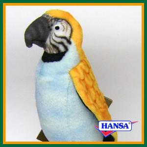 HANSA ハンサ ぬいぐるみ 6470 グレーオカメインコ オウム おうむ