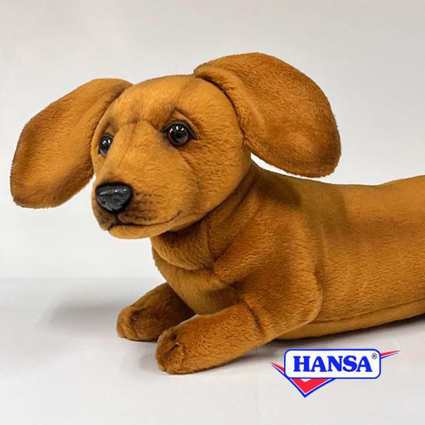 ポイント10倍 期間限定 HANSA ハンサ ぬいぐるみ 4002 ミニチュアダックスフンド 犬 イ...