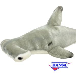 HANSA ハンサ ぬいぐるみ 5058 シュモクザメ ハンマーヘッドシャーク 鮫 サメ リアル 海の生き物｜soprano