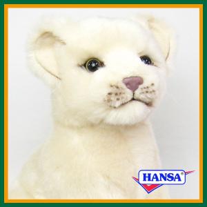 HANSA ハンサ ぬいぐるみ 6364 ホワイトライオン らいおん 白 ライオン