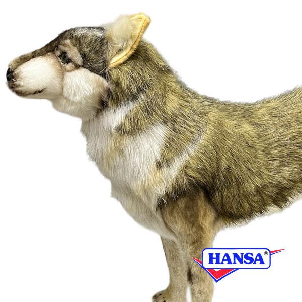 ポイント10倍 期間限定 HANSA ハンサ ぬいぐるみ 6760 オオカミ 狼 おおかみ リアル ...