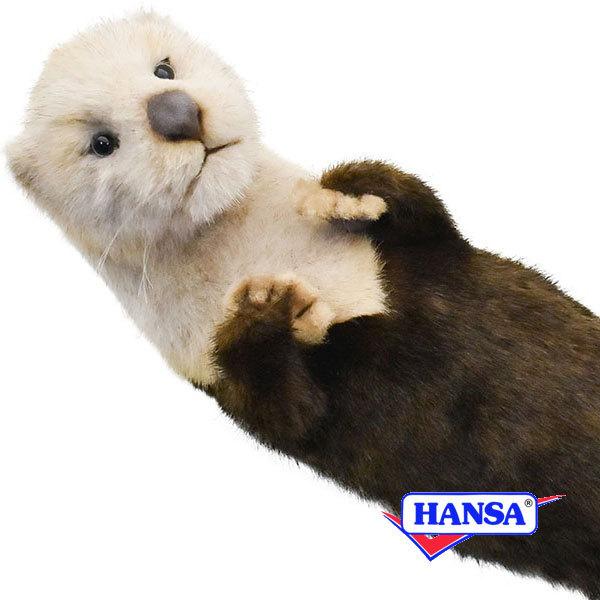 HANSA ハンサ ぬいぐるみ 8145 ラッコ リアル 海の生き物 らっこ