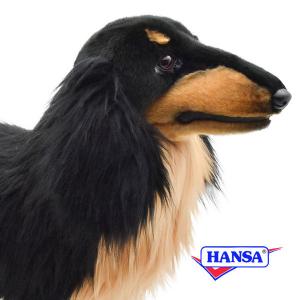 HANSA ハンサ ぬいぐるみ 8149 ミニチュアダックスフンド ロングヘア DACHSHUND