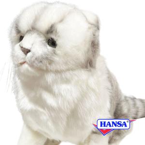 新品mm★HANSA　シロネコ 35 CAT（ネコ、ねこ、キャット、ぬいぐるみ 商品一覧 | HANSA