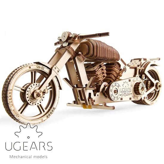 ポイント10倍 期間限定 【無料ラッピングサービス有り】 Ugears 木製組立立体パズル バイク ...