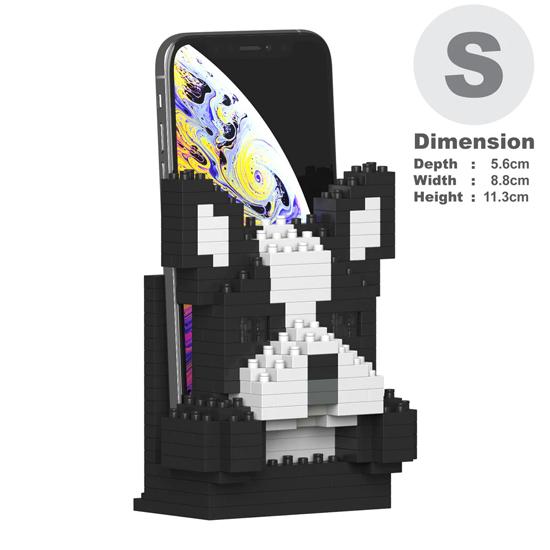 JEKCA ジェッカブロック ボストンテリア スマートホンスタンド 01S Sculptor 立体パ...