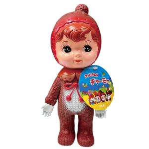 レトロドール 復刻版 クマちゃん オレンジ・ラメ レトロ・ソフビ人形