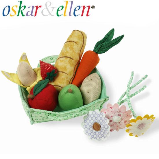 oskar&amp;ellen オスカー&amp;エレン ファーマーズ マーケット バスケット ごっこ遊び