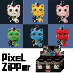 Pixel Zipper ピクセルジッパー コウウンネコ 50：50 まねき猫