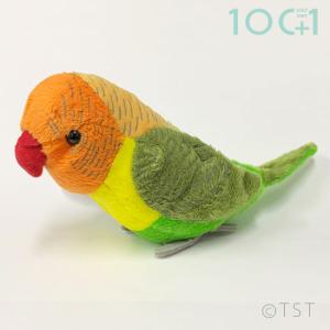 ポイント10倍 期間限定 ぬいぐるみ100+1 101 ボタンインコ SM146｜soprano