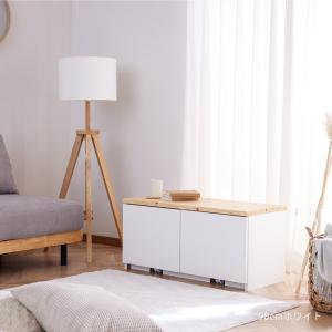 ベンチ収納 90cm 国産 完成品 ダイニング...の詳細画像1