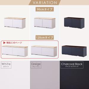 ベンチ収納 120cm 国産 完成品 ダイニン...の詳細画像5