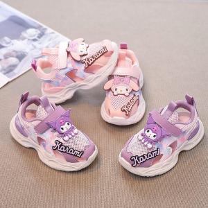 クロミ マイメロ キッズサンダル 女の子 夏靴 プリンセスシューズ メッシュ 超軽量 超ソフト 洗える かわいい プレゼント ギフト