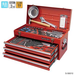 ヤマト自動車 Seednew 9.5sq 工具セット 70pcs 赤 S-70313 新品