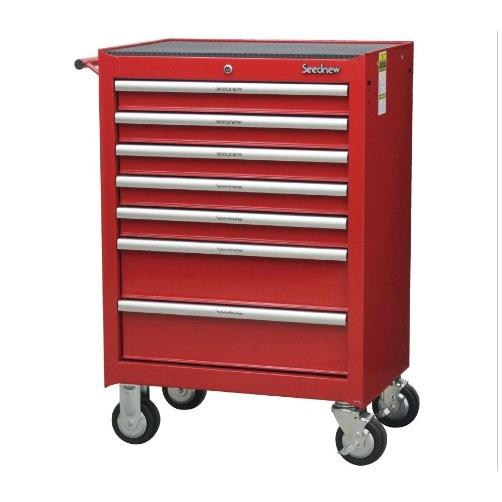Seednew　S-R907　ローラーキャビネット(赤)　新品