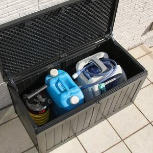 収納BOXベンチ(38356) 190L ブラ...の詳細画像3