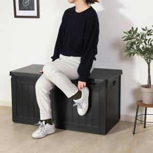 収納BOXベンチ(38356) 190L ブラ...の詳細画像5