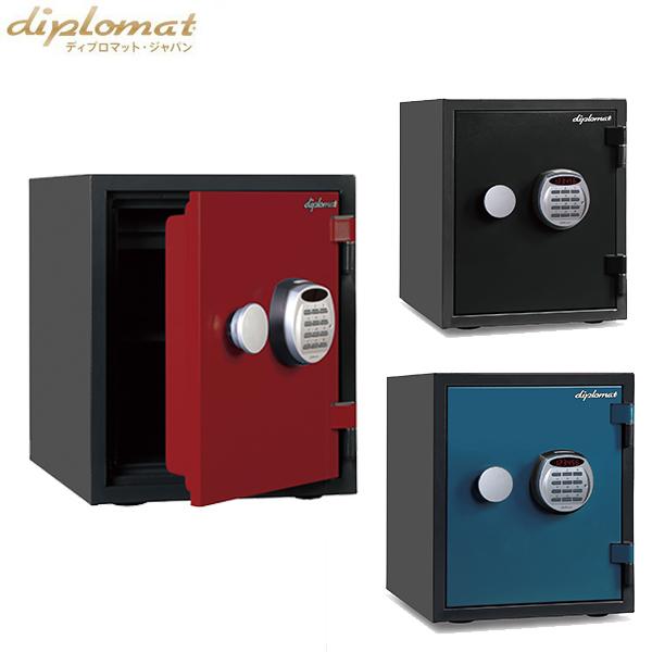 耐火・耐水 デザイン金庫 クリスタルシリーズ 中型 耐火60分 テンキー式 家庭用 業務用 金庫 1...