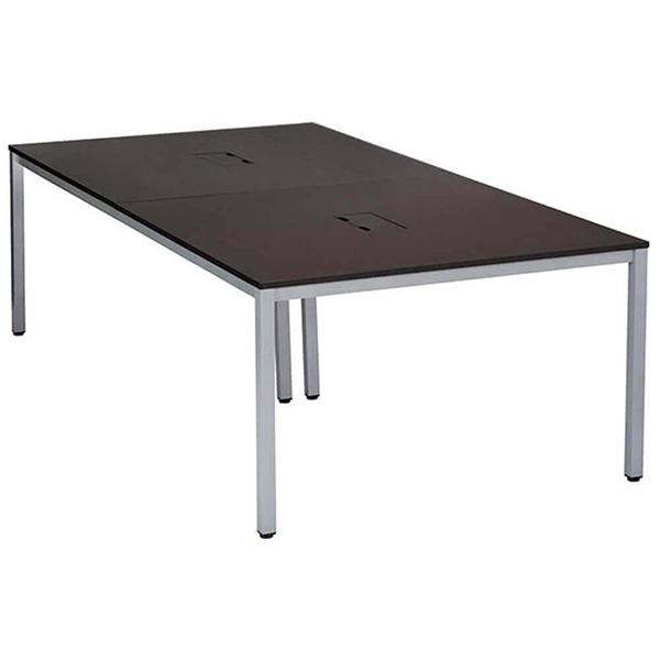 OAミーティングテーブル W2400xD1200 ダーク ATD2-2412-AF2 アールエフヤマ...